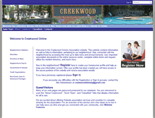 Tablet Screenshot of creekwood-va.com